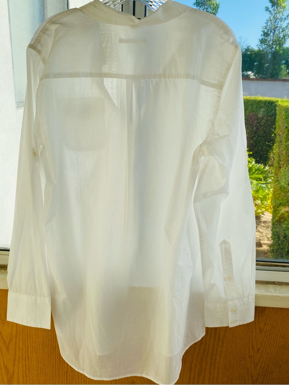 J. Crew NWT White Cotton Popover Tunic Shirt Size Large - Picture 4 of 13